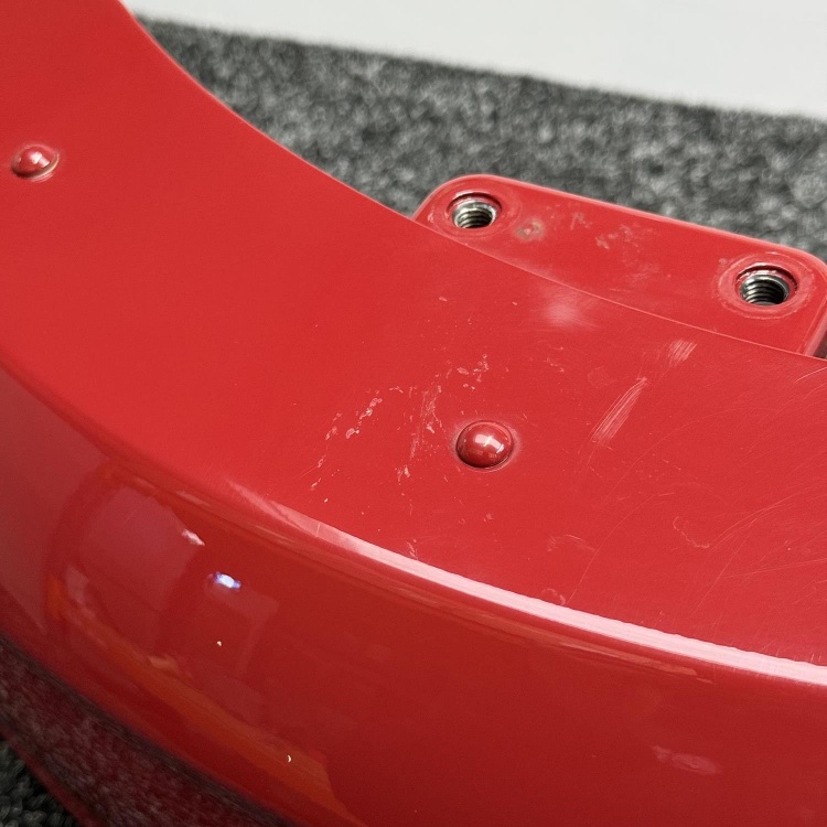 Indian Scout front fender / mudguard in Indian red